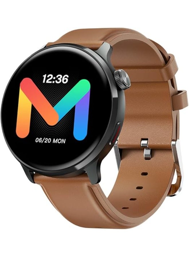 Mibro ساعة ميبرو لايت 2 الذكية 1.3 بوصة شاشة AMOLED HD هيكل معدني مع مكالمات بلوتوث شريحة ثنائية النواة مراقبة صحية ذكية 60 وضع رياضي 12 يوم عمر البطارية مقاومة للماء 2ATM - تآكل - Image 1