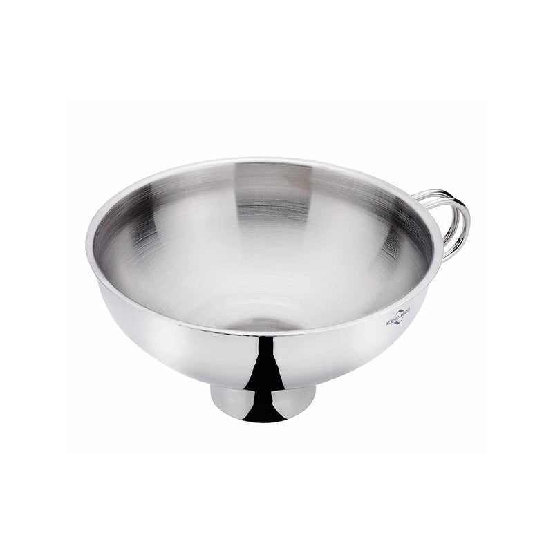 Kchenprofi 1810 Stainless Steel Jam Funnel Silver Metal Funnels For Kitchen Use Wide Mouth Kitchen Funnel