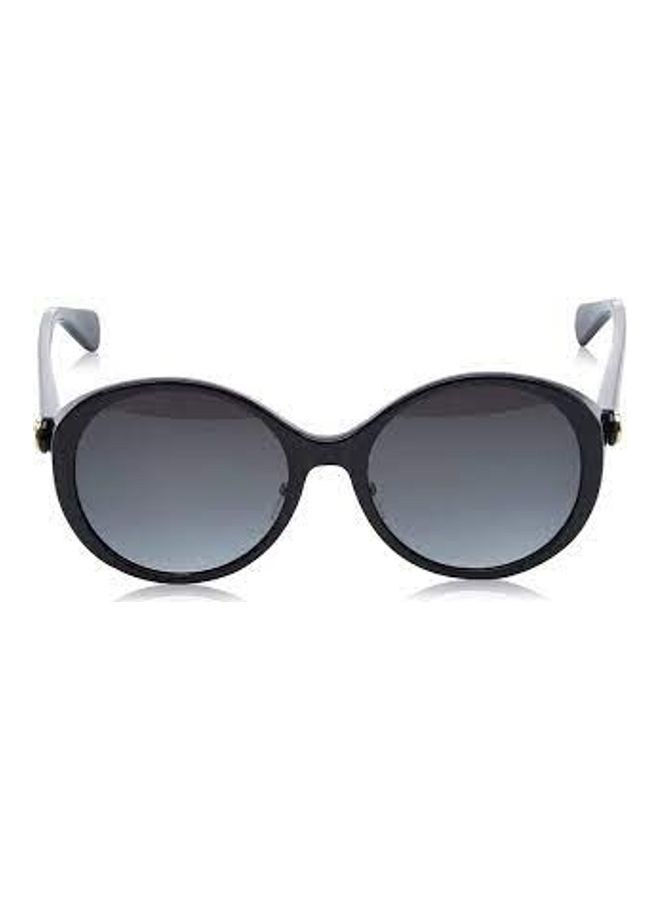 GUCCI Women's Round Shaped Sunglasses with Black lenses GG0370SK 001 56mm - Image 2