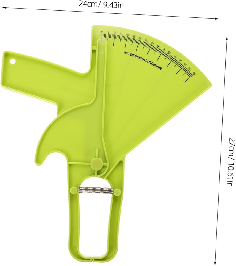 مقياس دهون الجسم الرقمي بأداة قياس طية الجلد وشاشة LCD للياقة البدنية المنزلية - Image 3