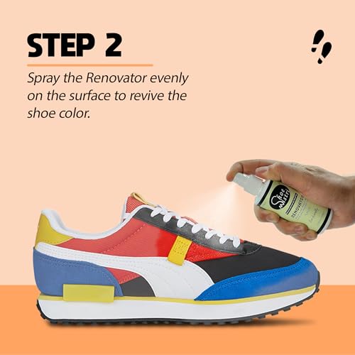 Shoe mistri Shoe Cleaner(2 Wipes) and Shoe Natural Renovator, Shoe Liquid Polish, Shoe Polish Spray, Shoe Color Spray – Best for Suede, Nubuck, Canvas, Knit and most other absorbent Fabrics - 100ml - Image 4