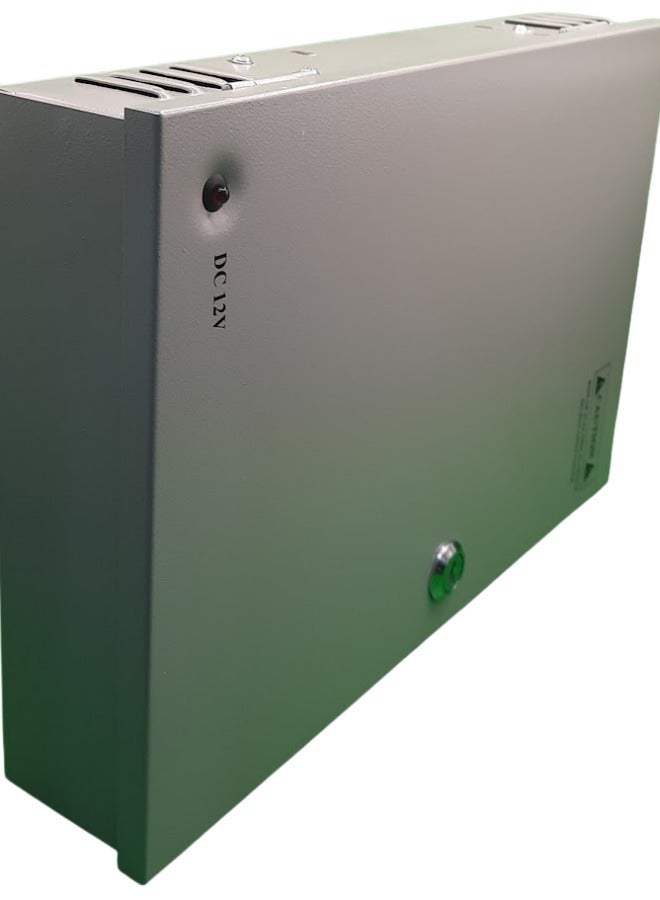 The CCTV Power Supply - 12V 20A 18CH is an ideal choice for anyone looking to power multiple CCTV cameras efficiently and safely:  - Image 2