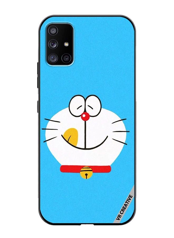 VR CREATIVE Protective Case Cover For Samsung Galaxy A71 5G Cryon Doremon Design Multicolour - Image 1