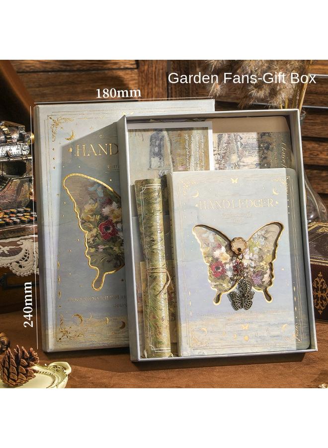 Bluejw Vintage Hollow Hand Ledger Suit Gift Box High Beauty Notebook Stationery Girl Cute Hand Ledger Girl Day - Image 1