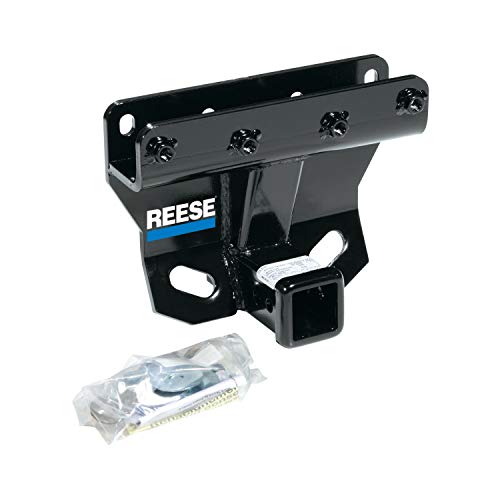 Reese 44748 Class III-IV Custom-Fit Hitch with 2" Square Receiver opening, includes Hitch Plug Cover , Black - Image 1