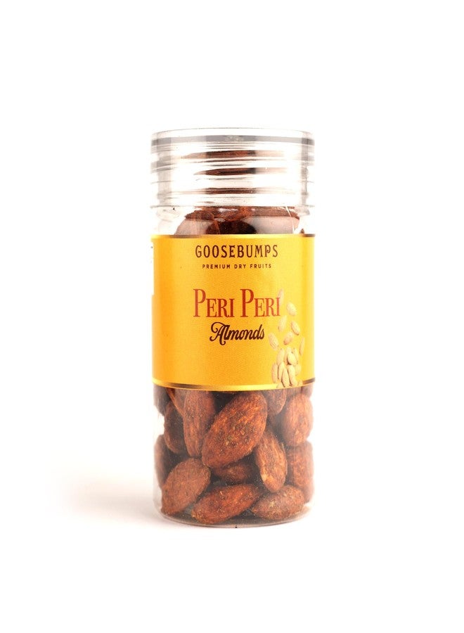 Goosebumps Peri Peri Flavored Almond | Premium Dry Fruits | High Fiber, Rich In Protein & Dietary Fiber | Nutritious & Delicious Nuts | Dry Oven Roasted, Crunchy Badam (100 GMS) - Image 1