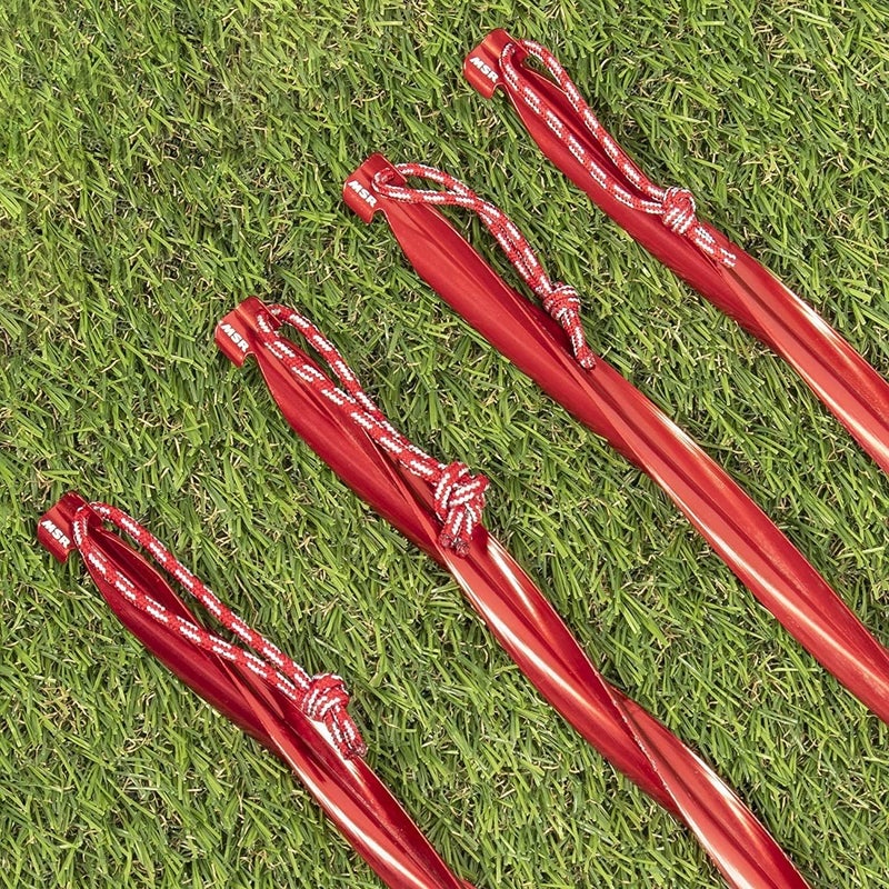 MSR Cyclone 10-Inch Tent Stakes - 4 Pack, Lightweight Aluminum, Red - Image 5