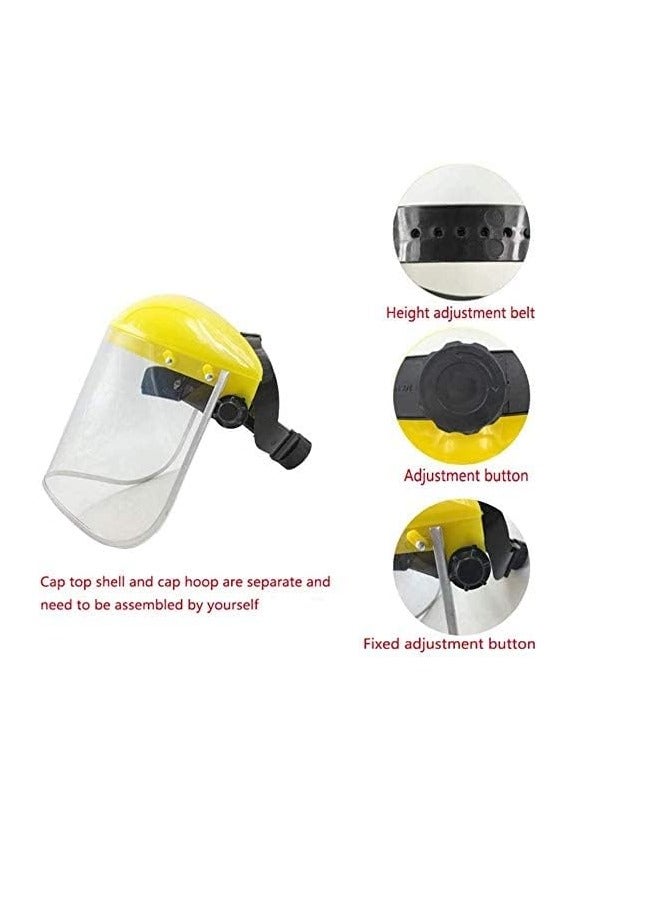 Vaultex Safety Clear Face Shield Visor Anti Droplet Protective Covering - Image 2