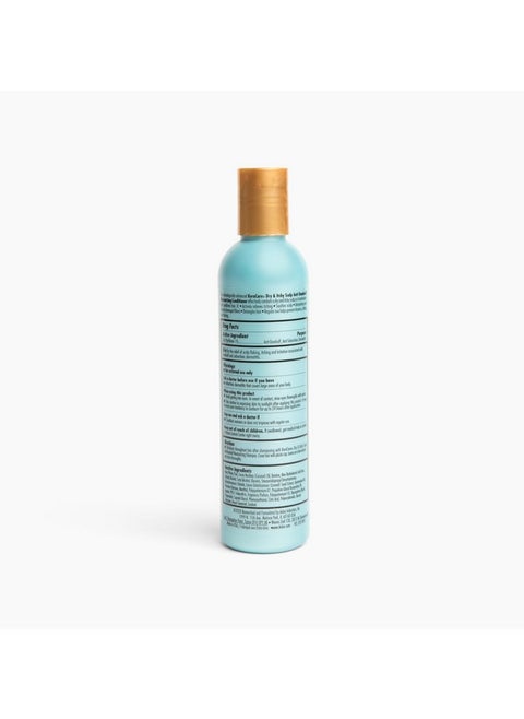 Dry & Itchy Moisturizing Conditioner 8 Oz - With Flax Seed Extract, Coconut Oil And Aloe Leaf Juice - Effective Against Dandruff, Seborrheic Dermatitis And Seborrhea
