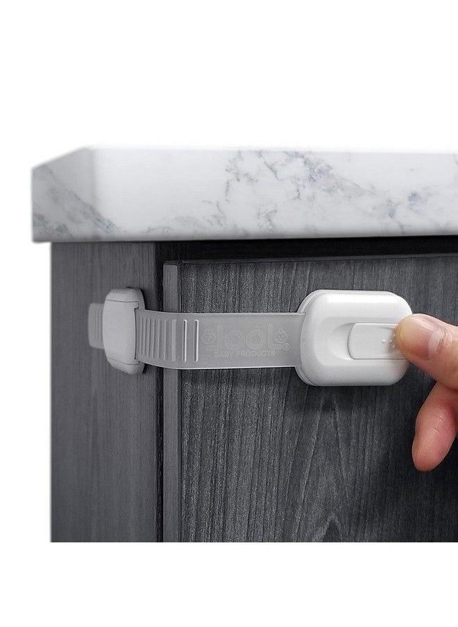Jool Baby Products - Jool Baby Child Safety Strap Locks (12 Pack) For Fridge Cabinets Drawers Dishwasher Toilet Adhesives No Drilling - Image 1