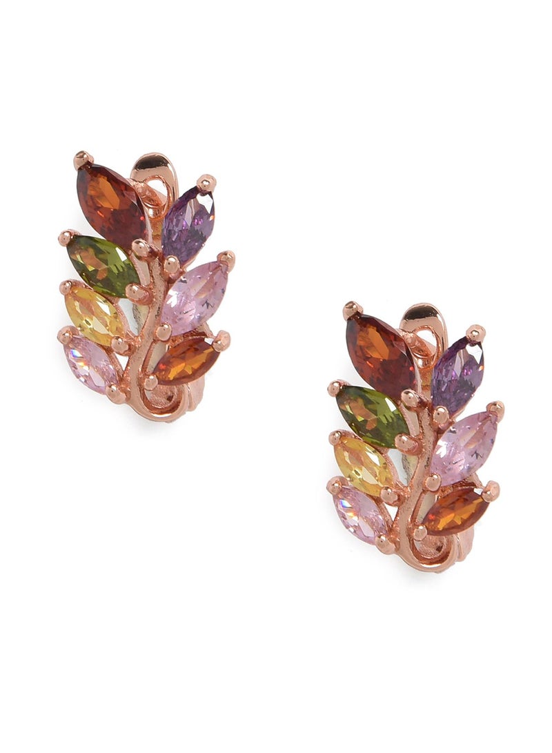 SOHI Contemporary Artificial Hoop Earring Jewellery - Image 1