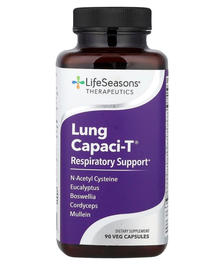 LifeSeasons Lung Capaci-T® Respiratory Support 90 Veg Capsules