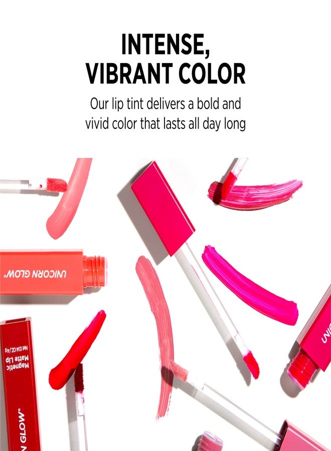 يونيكورن جلو أحمر شفاه مغناطيسي غير لامع بتأثير يونيكورن جلو 01 هوك - Image 4