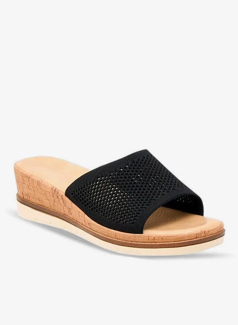 لو كونفورت صنادل سلايدز فلاينت بنعل ويدج