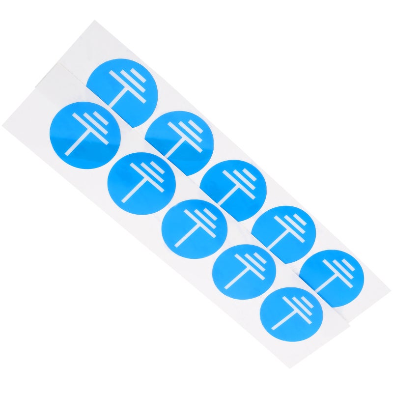 10pcs Electrical Ground Warning Sticker: Grounding Label for Panel Room Equipment Safety Sign Stickers Protective Earth Ground Decal for Industrial Electrical Machines - Image 4