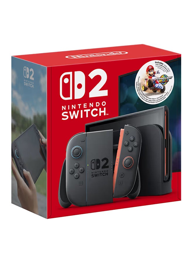 Nintendo Switch 2 Console + Mario Kart World + Switch2 Joy Con 2 Pair L.Blue/L.Red - Image 2
