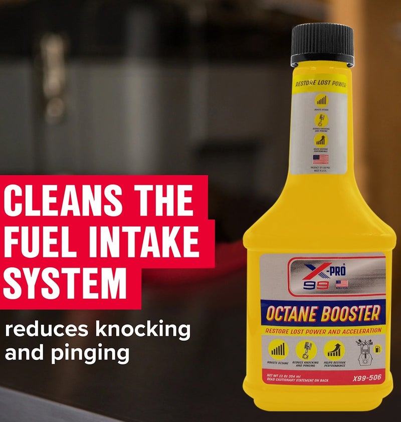 Xpro X-PRO 99 X99-506 Octane Booster Fuel Additive 354ml, Petrol Engine Performance Enhancer, Fuel System Cleaner, Helps Restore Engine Power and Acceleration, Reduces Engine Knocking and Pinging, Improves Fuel Efficiency, Cleans Fuel Injectors and Combustion System . - Image 3