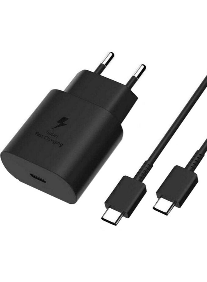 " Super Fast Charger Type C 25W - Charger Head for Galaxy A15, 25W Type C Charger, Compatible with Samsung 25W Fast Charging" - Image 1