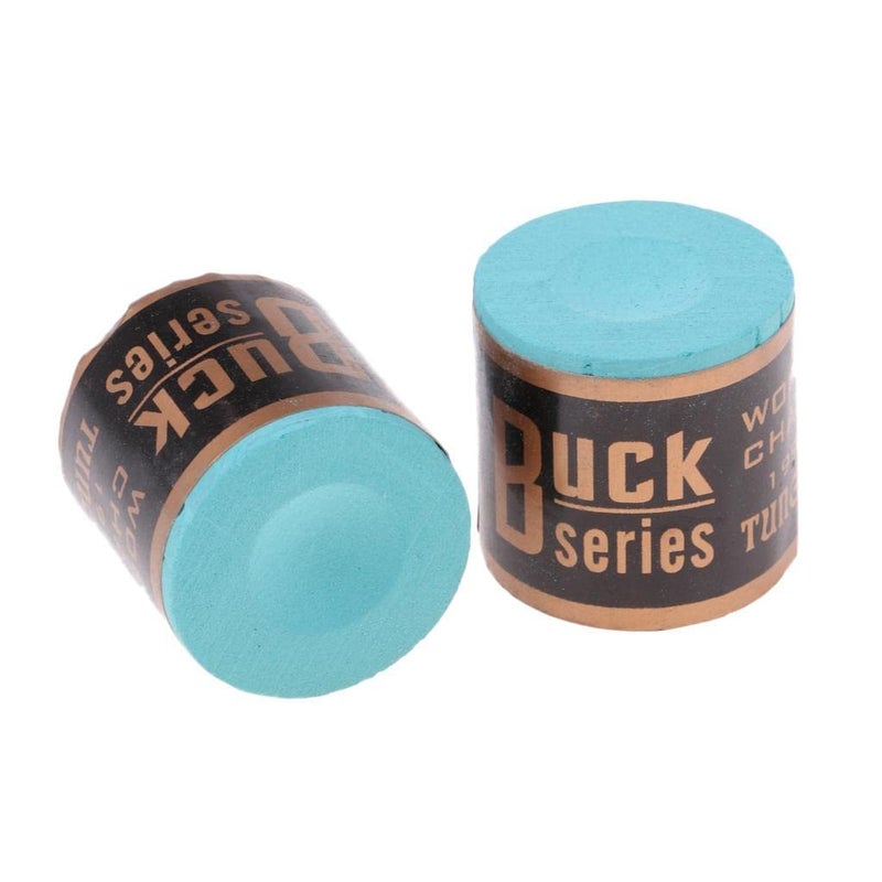 Laxmi Ganesh Billiard Laxmi Ganesh Billiard Snooker Pool Buck Series Chalks 2 Pieces Light Green 