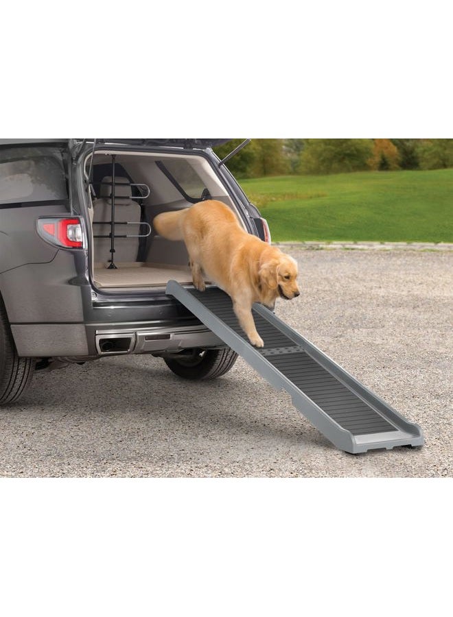 WeatherTech PetRamp - Non-Slip, Portable Dog Ramp for Large Dogs to 300 Pounds, 67" x 15" - Traction Grip Ramp, Easy Access for Pets to Car, SUV, Truck, Bed, Couch & Other Home Areas - Image 2