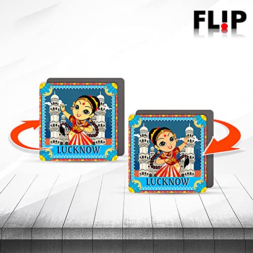 Ultra Premium & Colorful 3D Fridge Magnet for Refrigerator, Home, Office & Kitchen| Lucknow Kathak Theme | Waterproof | Eye-Catching | Stunning Design | Ideal Gift | Birthday | Anniversary - Image 2
