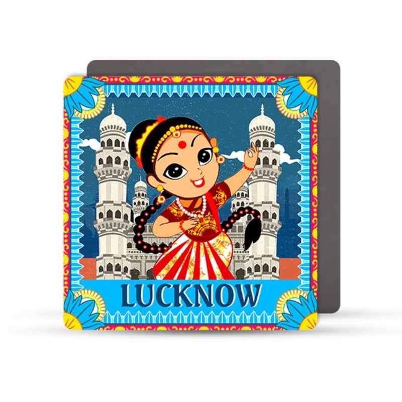 Ultra Premium & Colorful 3D Fridge Magnet for Refrigerator, Home, Office & Kitchen| Lucknow Kathak Theme | Waterproof | Eye-Catching | Stunning Design | Ideal Gift | Birthday | Anniversary - Image 5