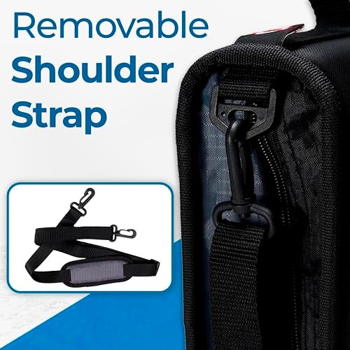 Case it Case-it The Dual 2-in-1 Zipper Binder | Two 1.5-Inch D-Rings, 600 Sheet Capacity, Pencil Pouch & Multiple Pockets | School & Office Organizer with Shoulder Strap | Dual-101 Spearmint - Image 2