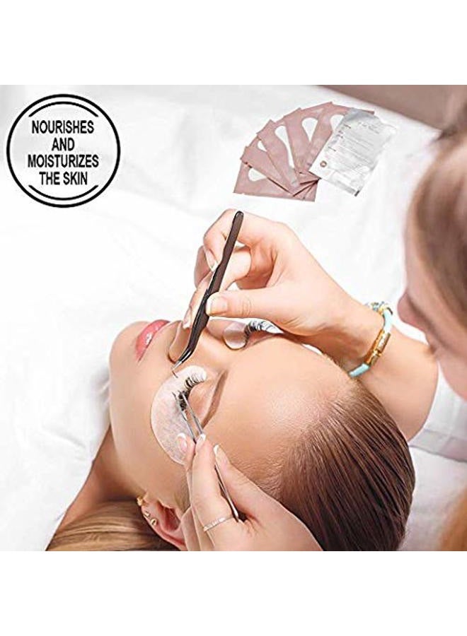 Ocim 100 Pairs Gel Pads Lash Extensions,Eye Lash Pads Hydrogel Patches for Eyelash Extension,Pink - Image 5