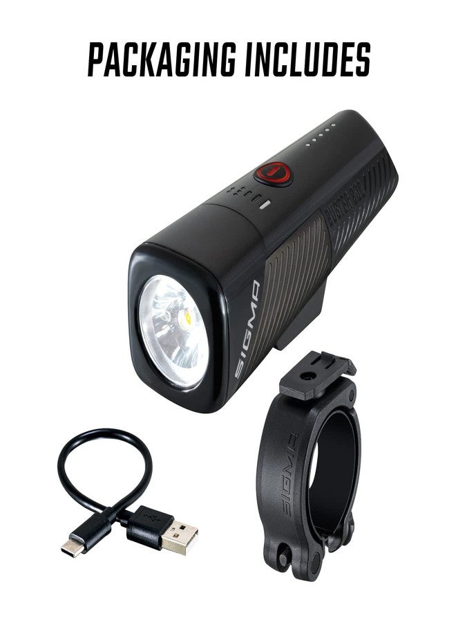Sigma Buster 800 Front Light for Night Rides & Races, 800 Lumen, 170m Beam, 5 Modes, Flexible Mount, 360 Adjustable, IPX4 Rated - Image 3