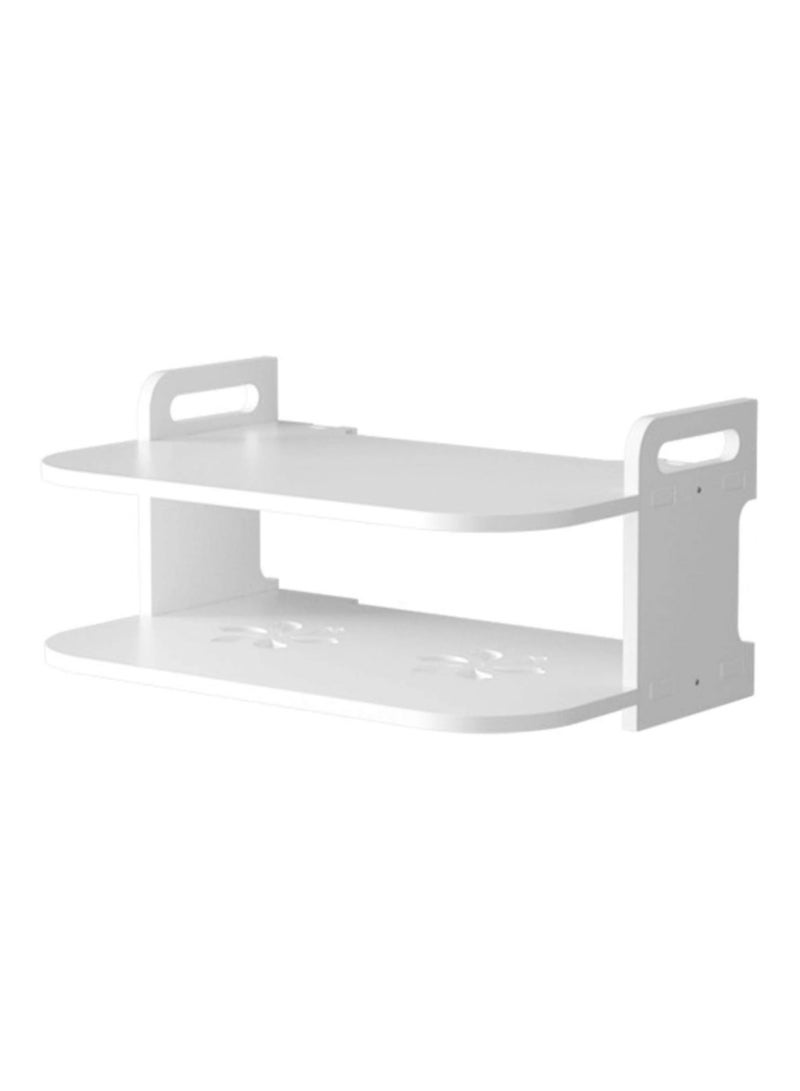 TPGP Wall Mount Floating Shelf TV Console for TV Components, DVD Player Easy Install Accessories Router Bracket - Image 4
