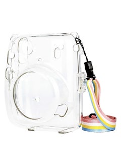 General Instant for Mini 11 Clear Case, Clear Protective Case, Compatible with Fujifilm Instax Mini 11 Instant Camera with Adjustable Rainbow Shoulder Strap for Friends and Family  - Image 2