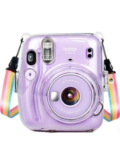 General Instant for Mini 11 Clear Case, Clear Protective Case, Compatible with Fujifilm Instax Mini 11 Instant Camera with Adjustable Rainbow Shoulder Strap for Friends and Family  - Image 3