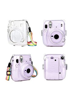 General Instant for Mini 11 Clear Case, Clear Protective Case, Compatible with Fujifilm Instax Mini 11 Instant Camera with Adjustable Rainbow Shoulder Strap for Friends and Family  - Image 5