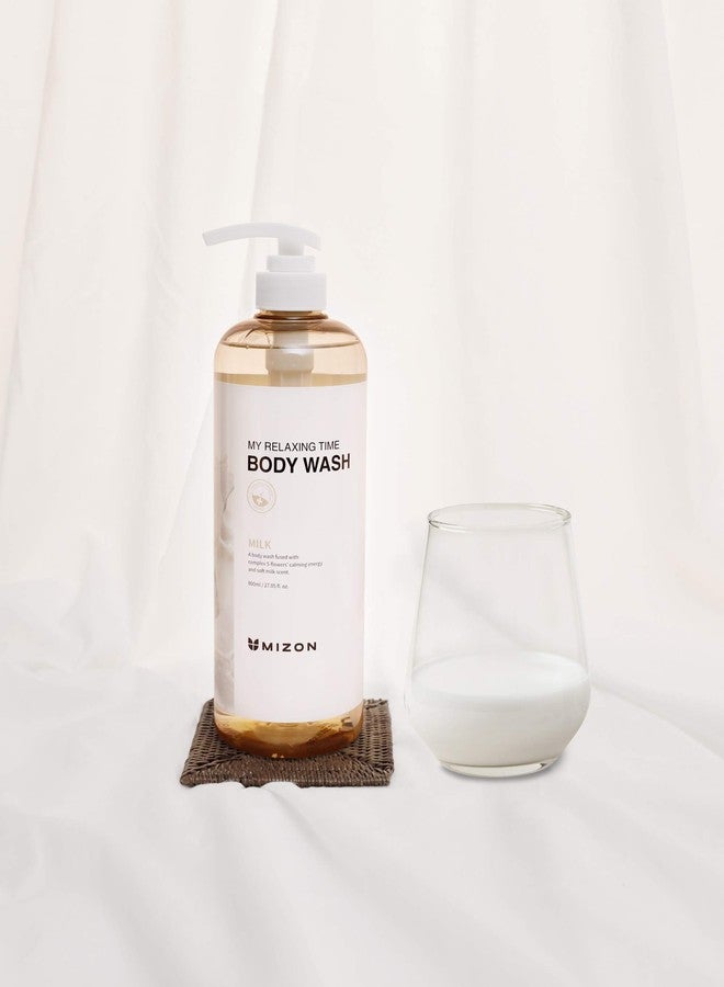 MIZON MILK Body Wash, Nourish, Moisture, Soft Skin, Soothe Skin, Long-Lasting Nourishment, Deep Moisture (27 oz) - Image 2