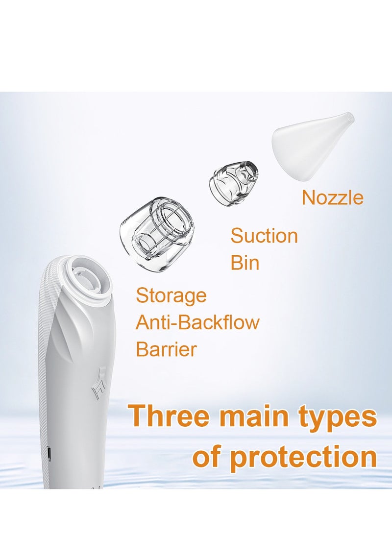 Generic - Nasal Aspirator for Baby Electric Baby Nose Sucker with Adjustable Suction Level, USB Rechargeable with 3 Silicone Tips Music and Light Soothing Function - Image 1