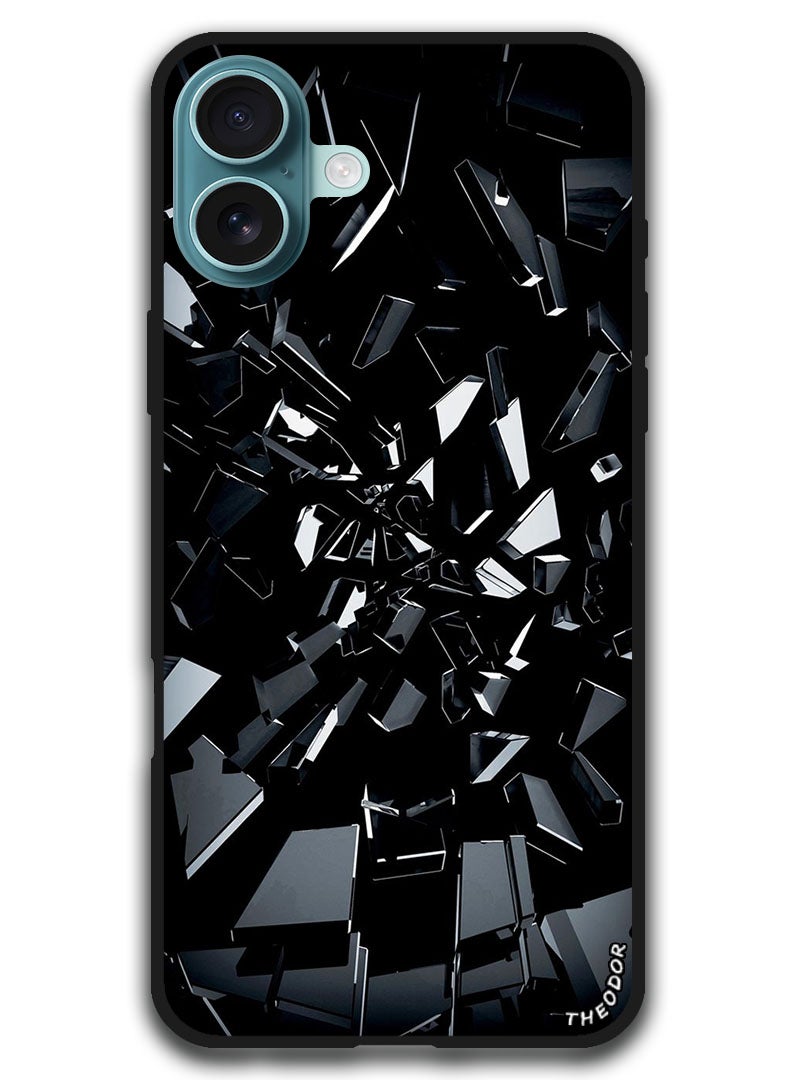 Theodor Protective Case Anti Scratch Shock Proof Bumper Cover For iPhone 16 (6.1)-inch Black 1 - Image 1