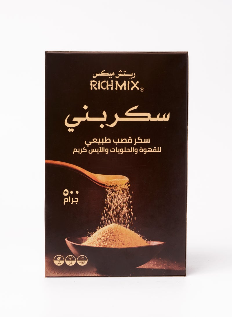 RICH MIX RICHMIX Natural Brown Cane Sugar – 500g Premium Loose Pack - Image 2
