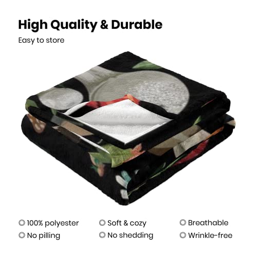 MIBOI Mushroom Blanket Gifts for Women Soft Cozy Fleece Flannel Mushroom Throw Blanket All-Season for Sofa Couch Cottagecore Room Decor Blankets for Adults Teen 60"x50" Inches - Image 3