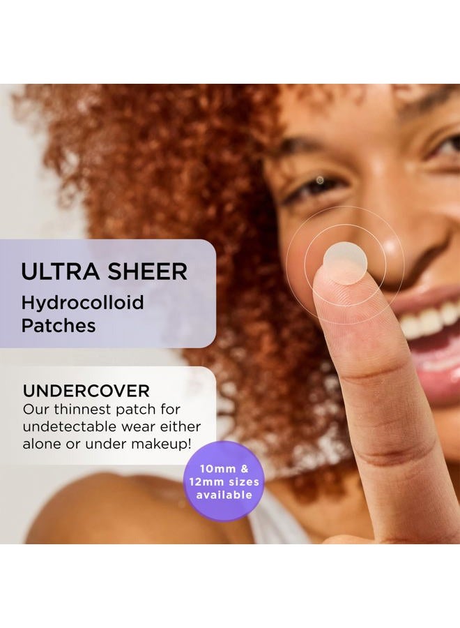 ZITSTICKA Invisible, Ultra-Sheer Hydrocolloid Patches | UNDERCOVER Blemish Patches to Help Calm Skin and Redness of Blemishes | Zit Patch and Pimple Stickers - Image 2