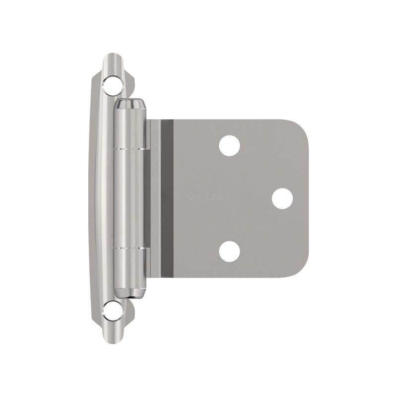 Amerock BPR763026 Face Frame Cabinet Hinge Variable Overlay inge with Reverse Bevel Polished Chrome 2 Pack SelfClosing inge Face Mount inge Cabinet Door inge