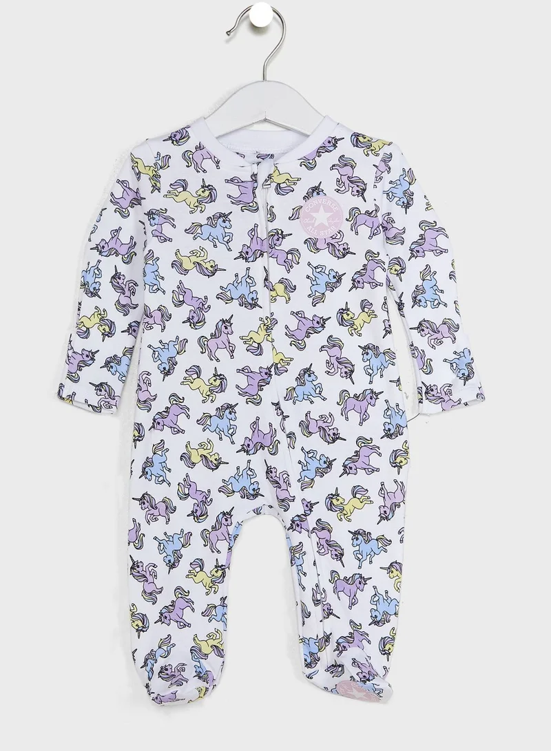 CONVERSE Infant Unicorn Printed Romper