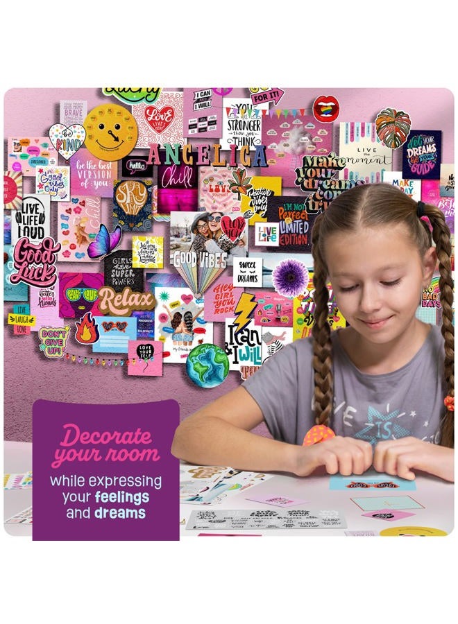 Pretty Me Wall Collage Kit for Teen & Tween Girls - Arts Craft Easter Gift Ideas for Age 11, 12,13, 14, 15, 16 Year Old Girl - Birthday Gifts for Teenage Bedroom Decor - Teens Creative Crafts Kits - Image 5