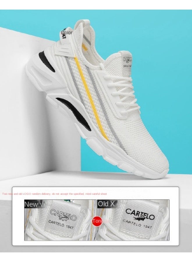 CARTELO Hot Sale】soft And Lightweight Men's Casual Sports Shoes, Comfortable And Versatile Running Sneakers, Lightweight Yeezy-style Shoes - Image 1