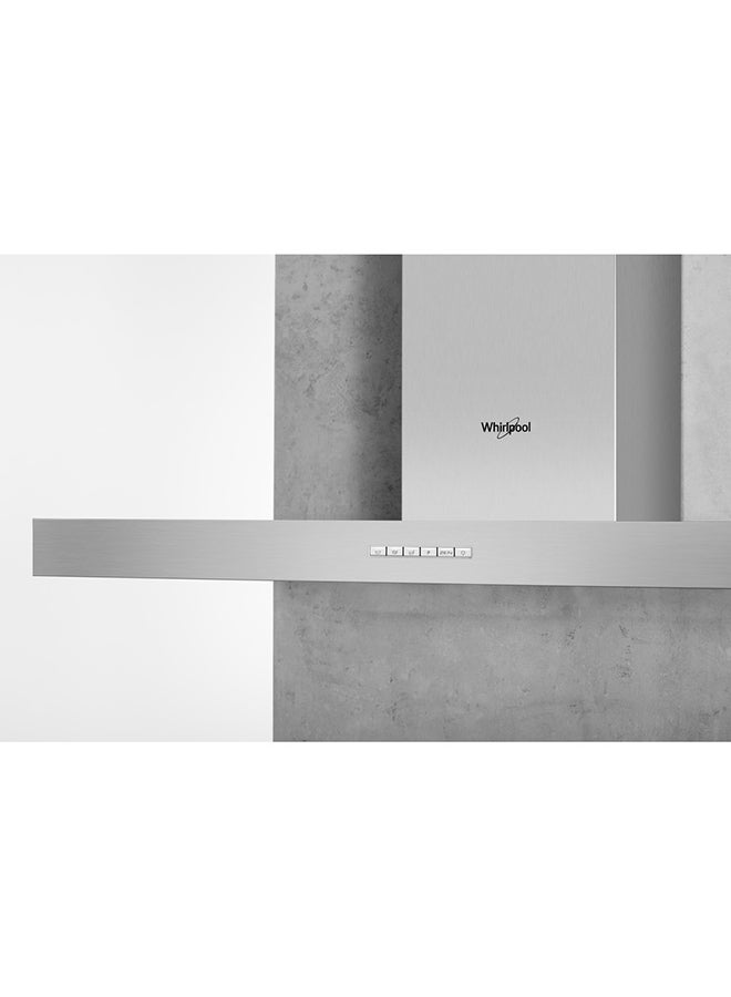 Whirlpool Stainless Steel Flat Chimney Hood 90cm Built-In 255 W WHBS95LMX Silver - Image 4