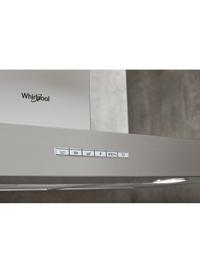 Whirlpool Stainless Steel Flat Chimney Hood 90cm Built-In 255 W WHBS95LMX Silver - Image 5