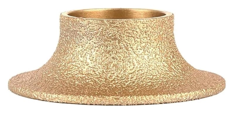 عجلة طحن ماسية ذات شكل محدب 25 مم، فتحة مركزية 20 مم، قرص كاشط ملحوم بالفراغ 75 مم - Image 1