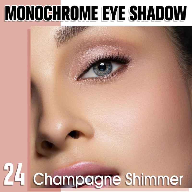 HHLTOH Champagne Shimmer Cream Eyeshadow, Light Gold Sheer Glow Eye Shadow for Mature Skin, Lightweight Blendable, Subtle Shimmer, Crease-Proof, Vegan & Cruelty-Free, Sombras para Ojos - Image 2