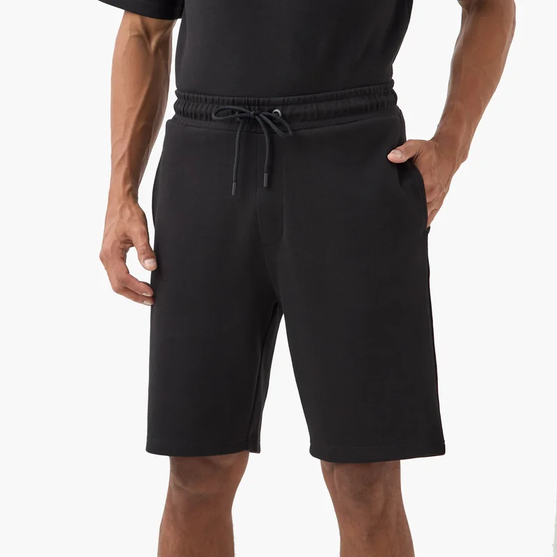 Emperor Emperor Logo Shorts with Pockets and Drawstring Closure