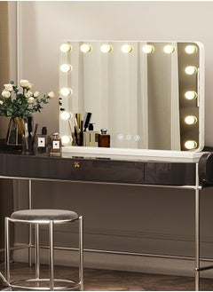 LIMOS Hollywood Vanity Mirror with Dimmable LED Bulbs 3 Color Modes and Touch Control  - Image 1