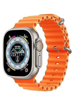 New Ultra 8 Smartwatch Series 8 I S8 49mm 1.99 Inch Screen 4 Small Game Dual Straps Ultra 8 Smart Watch with Ocean + Silicone Strap